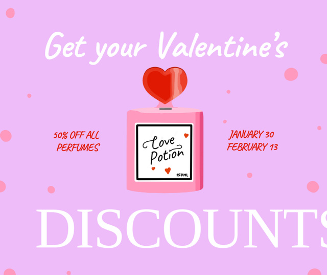 Special Offer on Valentine's Day Facebook Πρότυπο σχεδίασης