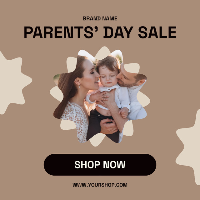 Platilla de diseño Parents’Day Sale in Our Shop Instagram