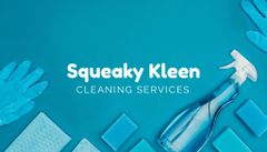 Cleaning Services Offer with Cleaning Tools