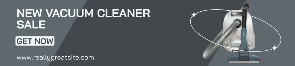 Sale of New Vacuum Cleaners Grey Ebay Store Billboard – шаблон для дизайну