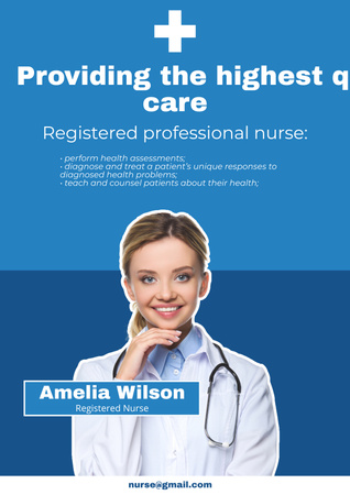 Ad of Highest Quality Healthcare Poster Design Template