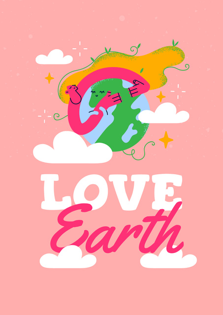 Plantilla de diseño de Planet Care Awareness Poster 