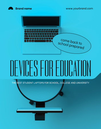 Devices for Education Poster 22x28in Design Template