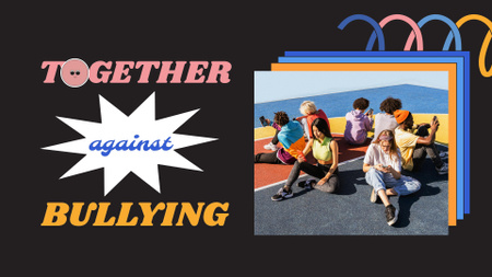 Plantilla de diseño de Awareness about Bullying Problem Full HD video 