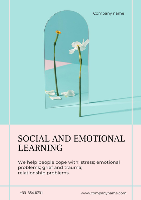 Social and Emotional Learning Poster A3 Design Template