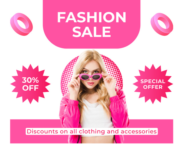Fashion Sale of Trendy Collection Facebook Design Template
