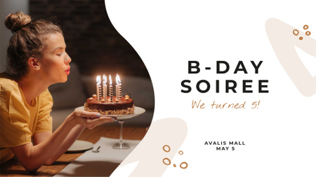 Szablon projektu Company Birthday celebration FB event cover