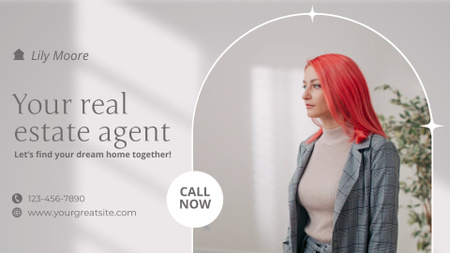 Platilla de diseño Well-qualified Real Estate Agent Service Offer Full HD video