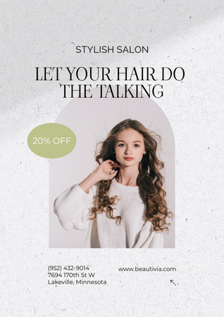 Hair Care Tips Poster Design Template