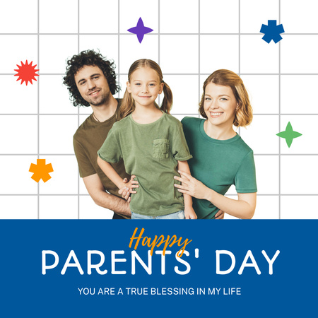 Happy Parents Day Instagram Design Template