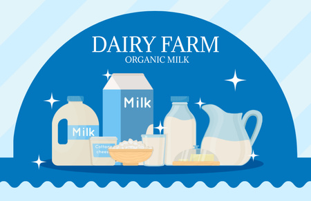 Szablon projektu Sprzedam organiczne kury z farmy mlecznej Business Card 85x55mm