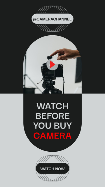 Plantilla de diseño de Useful Tips And Tricks Before Buying Camera Instagram Story 