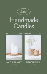 Handmade Candles Promotion for Home Decor