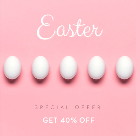 Easter Special Sale Announcement Instagram Design Template