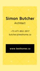 Contact Information of Architect