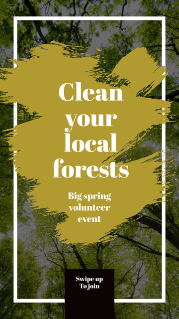 National Forests Day Announcement Instagram Storyデザインテンプレート