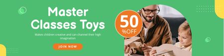Discount on Toys Masterclass Twitter – шаблон для дизайна
