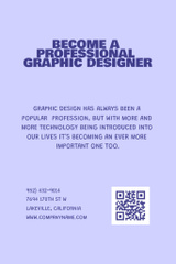 Fundamentals of Graphic Design Workshop with Icons in Purple