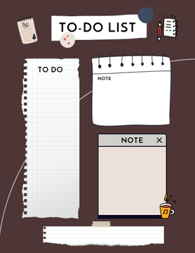 Daily Hourly To Do List Online Planner & Notepad Template - VistaCreate