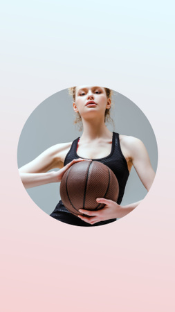 Active Women exercising Instagram Highlight Cover Design Template