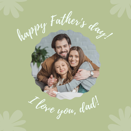 Platilla de diseño Happy Father's Day Logo