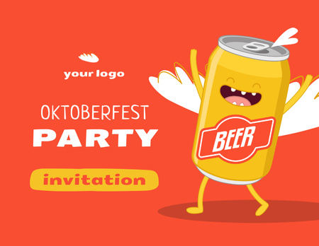 Platilla de diseño Oktoberfest Celebration Announcement Flyer 8.5x11in Horizontal