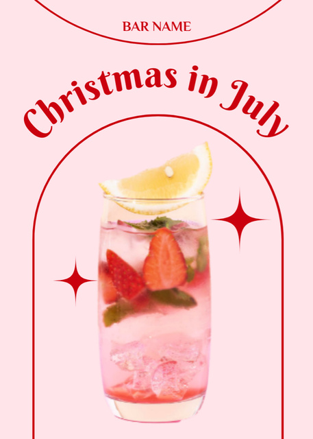 Captivating Christmas Festivities in July Flayerデザインテンプレート