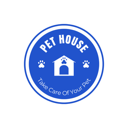 Propagace domácích mazlíčků Animated Logo Šablona návrhu