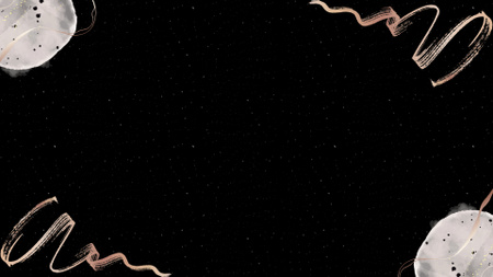 Zoom Background with Abstract Shapes on Black Zoom Background Šablona návrhu