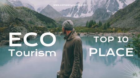 Blog Banner About Eco Travel Title Design Template