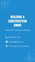 Building and Construction Services Offer on Blue