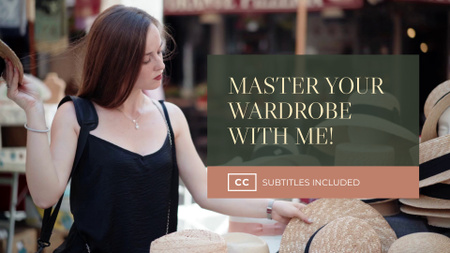 Mastering Wardrobe With Competent Stylist Service Full HD video Design Template