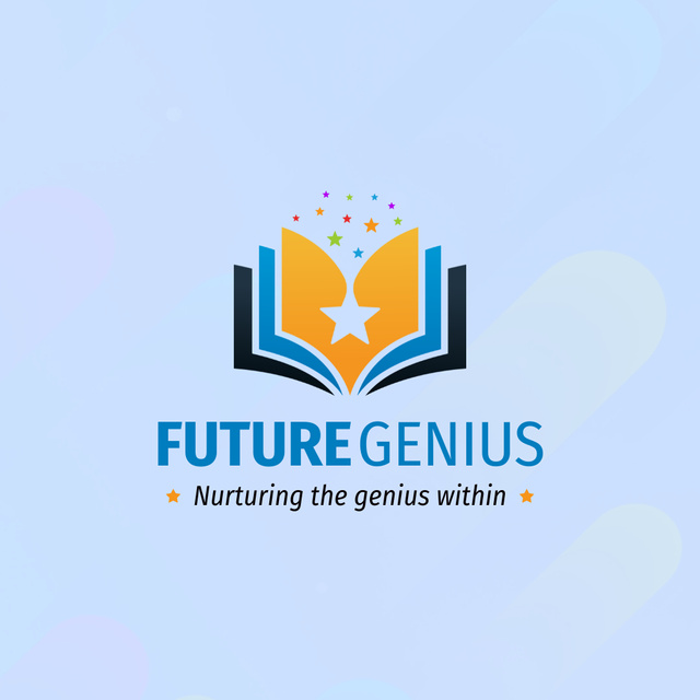 Plantilla de diseño de Well-equipped School Promotion With Open Book Animated Logo 