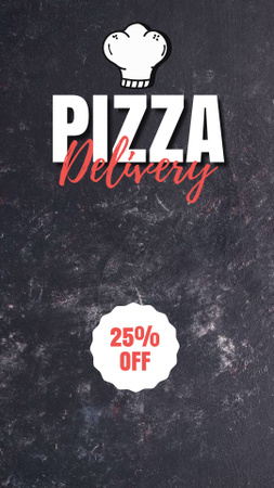 Hot And Cut Into Slices Pizza Delivery Service Offer TikTok Video Design Template