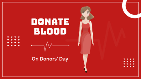 Donor's Day Event Announcement FB event cover – шаблон для дизайна