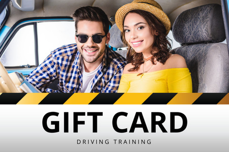Plantilla de diseño de Vale de regalo de entrenamiento de conducción centrado en resultados Gift Certificate 