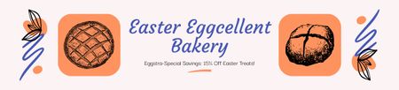 Easter Holiday Bakery Offer Ebay Store Billboard Design Template