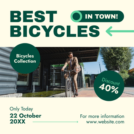 Best Bicycles of New Collection Instagram Design Template