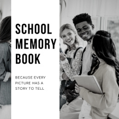 School Memories Book with Teenagers
