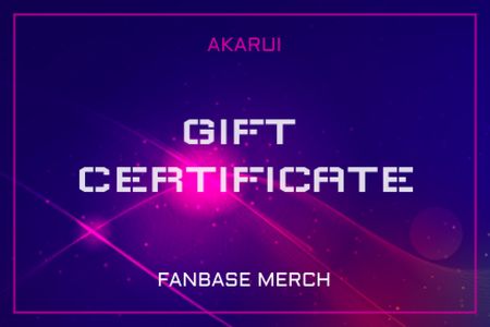 Gaming Merch Offer Gift Certificate Tasarım Şablonu