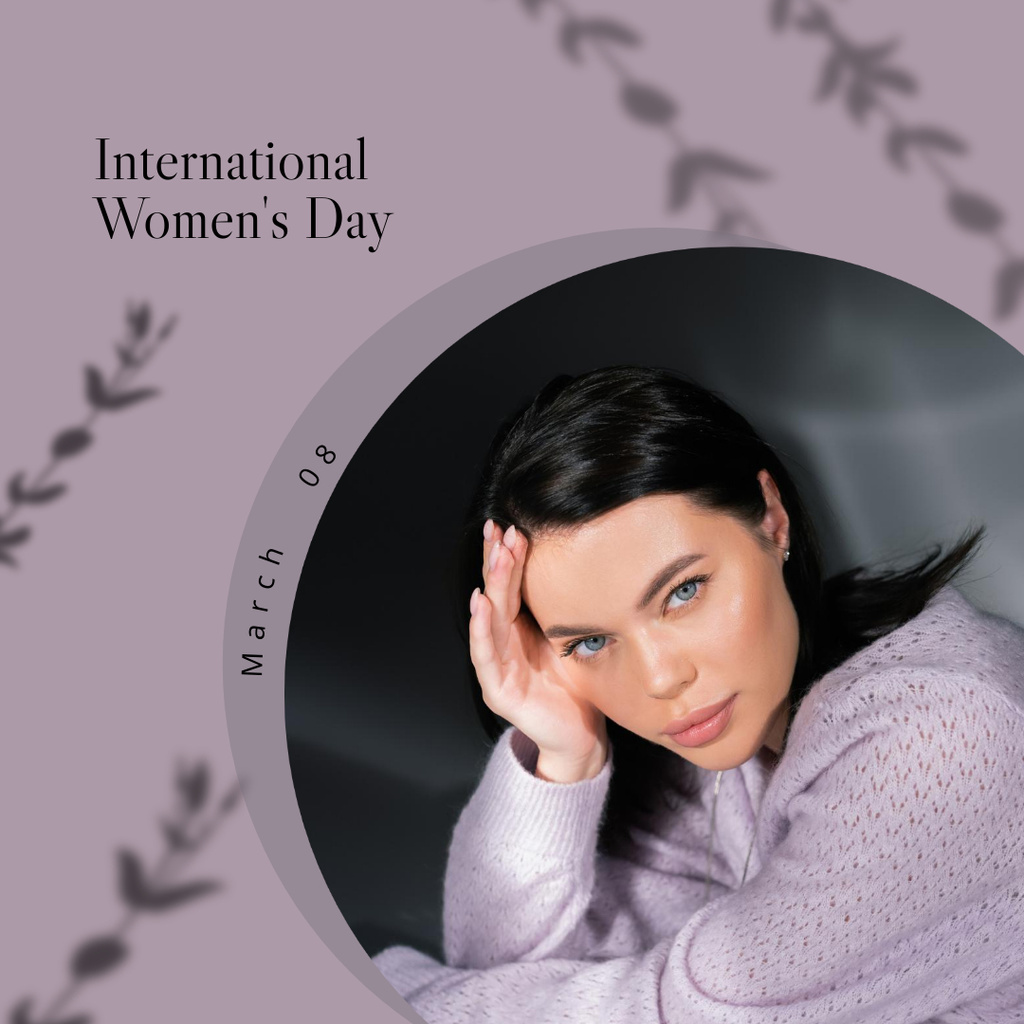 Modèle de visuel International Women's Day Celebration Announcement - Instagram