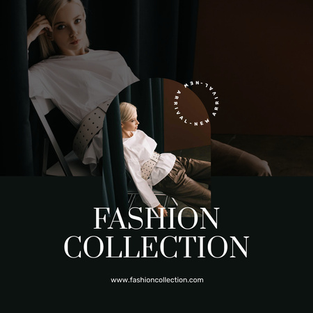 Ontwerpsjabloon van Instagram van Advertising New Fashion Collection