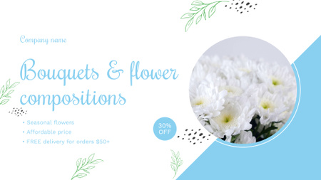 Floral Compositions And Bouquets Sale Offer Full HD video tervezősablon