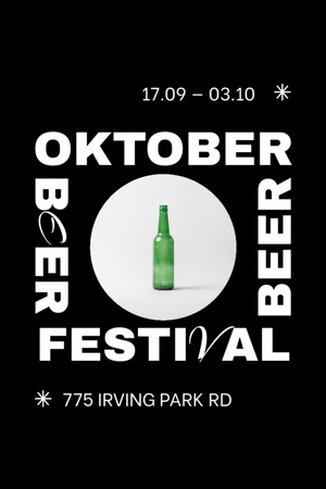 Designvorlage Oktoberfest Celebration Announcement für Postcard 4x6in Vertical