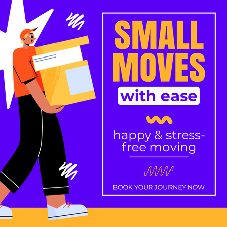 Offer of Moving Services with Ease Instagram AD Design Template