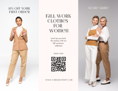 Fall Fashion Ad with Stylish Women