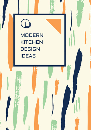 Modern kitchen design ideas Poster Design Template