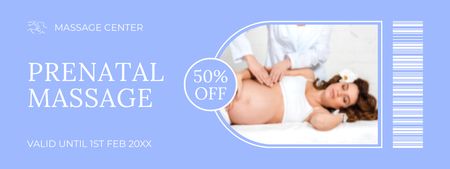 Prenatal Massage Discount Coupon tervezősablon