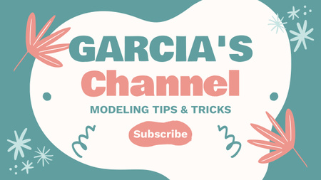 Designvorlage Spezielle Tipps und Tricks für Models auf Blau für Youtube