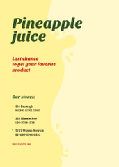 Yummy Pineapple Juice Offer with Fresh Fruit Pieces